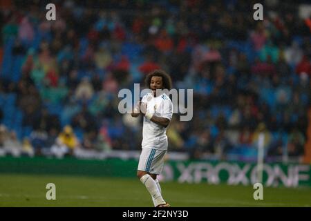 Durante il campionato spagnolo Liga partita di calcio tra Real Madrid e Villarreal il 13 gennaio 2018 allo stadio Santiago Bernabeu di Madrid, Spagna - Foto Benjamin Cremel / DPPI Foto Stock