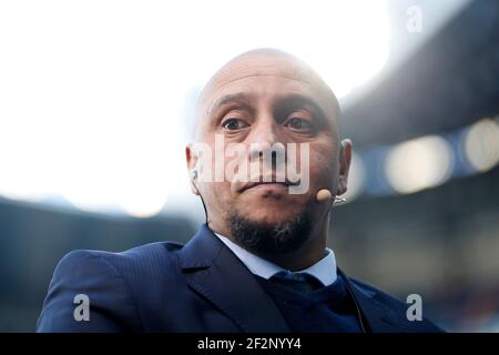 Roberto Carlos durante il campionato spagnolo Liga tra Real Madrid CF e RC Deportivo il 21 gennaio 2018 allo stadio Santiago Bernabeu di Madrid, Spagna - Foto Benjamin Cremel / DPPI Foto Stock