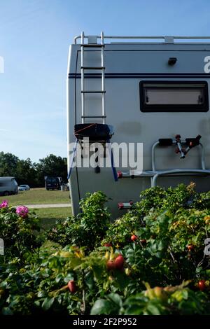 Camping vacanze sul Mar Baltico Foto Stock