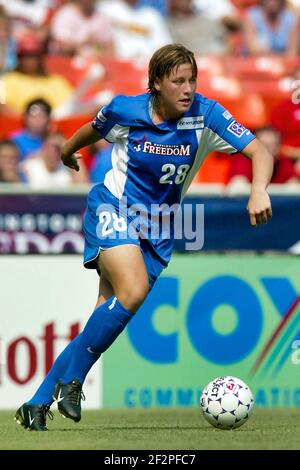Abby Wambach, Washington Freedom, WUSA, 06/22/2002 Foto Stock