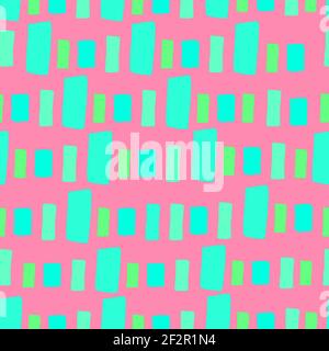 Strisce luminose di colori pastello.motivo senza giunture Vector. Per tessuti, carta, indumenti per bambini, tessuti, imballaggi, sfondo, sfondi e cartoline. Foto Stock