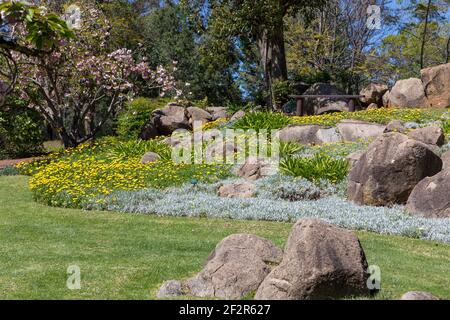 Cowra Japanese Garden, NSW, Australia Foto Stock