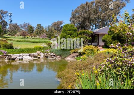 Cowra Japanese Garden, NSW, Australia Foto Stock