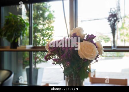 Area soggiorno e spazio vuoto, foto d'inventario Foto Stock