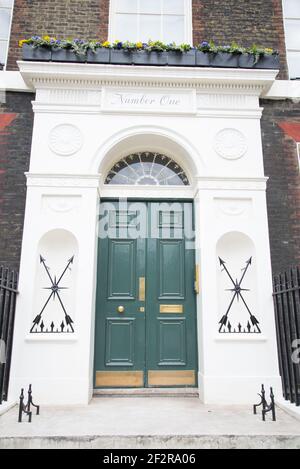 1-10 Bedford Square Georgian Architecture Bloomsbury di Thomas Leverton Robert Palmer Foto Stock