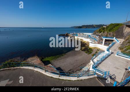 Tinning Lido; Plymouth Sound; Devon; UK Foto Stock