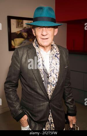 Sir Ian McKellen partecipa alla serata di apertura del Grande Gatsby del Northern Ballet A Sadler's Wells - Londra Foto Stock