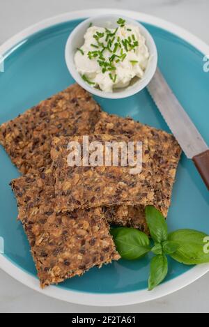 Pane di segale fresco fatto in casa Foto Stock