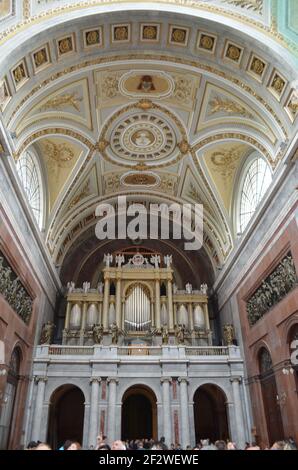 Affreschi della Basilica di Esztergom, Budapest, Ungheria Foto Stock