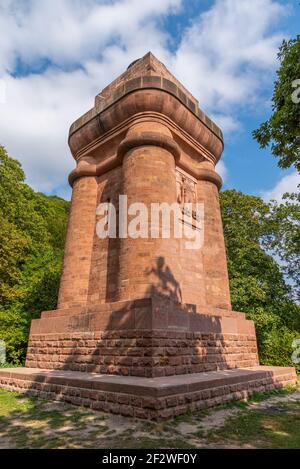 La torre di Bismarck a Heidelberg, Germania Foto Stock