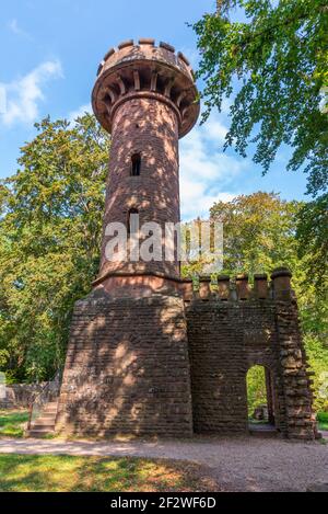 Torre di Heiligenberg a Heidelberg, Germania Foto Stock