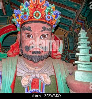 Yongin, Corea del Sud. 28 maggio 2017. Korean Folk Village Geumnyeonsa Temple si trova a Yongin City, provincia di Gyeonggi, Corea del Sud. Foto Stock