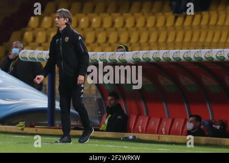 Allenatore Filippo Inzaghi (Benevento Calcio) durante la Serie UNA partita di calcio tra Benevento - Fiorentina, Stadio Ciro Vigorito il 13 marzo 2021 a Benevento Italia/LM Foto Stock