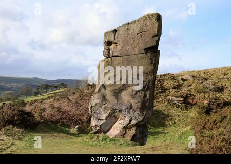 Alport Heights nella campagna del Derbyshire vicino a Wirksworth Foto Stock