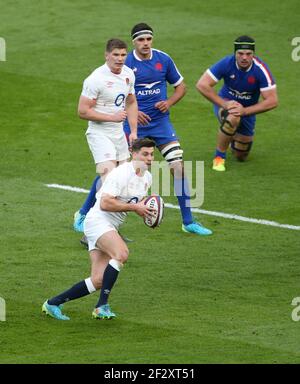 Londra, Inghilterra, 13 marzo 2021, Rugby Union, Guinness Six Nations Championship, Inghilterra contro Francia, Twickenham, 2021, 13/03/2021 ben Youngs of England Credit: Paul Harding/Alamy Live News Foto Stock