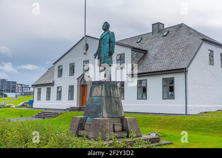 Ufficio del primo Ministro a Reykjavik, Islanda Foto Stock