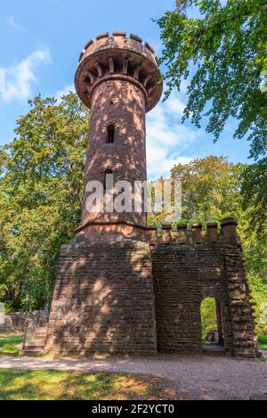 Torre di Heiligenberg a Heidelberg, Germania Foto Stock