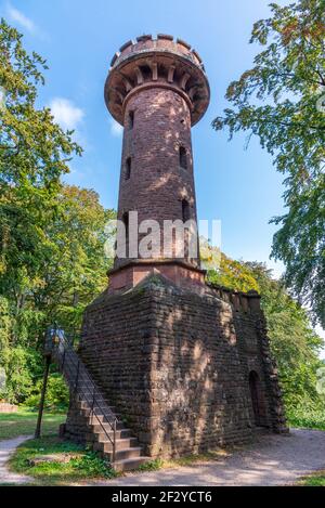 Torre di Heiligenberg a Heidelberg, Germania Foto Stock