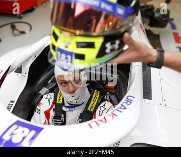 BAHRAIN INTERNATIONAL CIRCUIT, BAHRAIN - MARZO 13: Mick Schumacher, Haas VF-21 durante i test di marzo Bahrain al Bahrain International Circuit sabato 13 marzo 2021 a Sakhir, Bahrain. Foto di Sam Bloxham / LAT Images / via Kolvenbach EDITORIALE ONLY! Foto Stock
