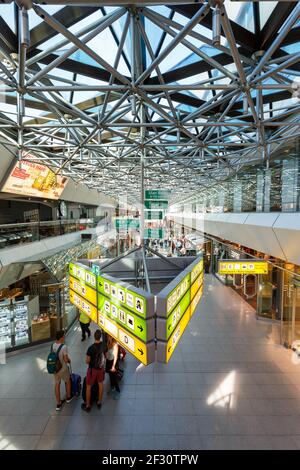 Berlino, Germania - 11 settembre 2018: Terminal A dell'aeroporto Tegel di Berlino (TXL) in Germania. Foto Stock