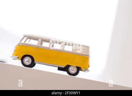 Vecchia auto giocattolo retrò Foto Stock