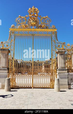 Le date d'oro alla Reggia di Versailles, Francia Foto Stock