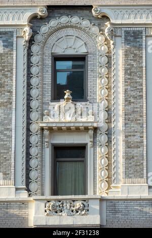 Four Park Avenue era originariamente il Vanderbilt Hotel a Murray Hill, NYC, Stati Uniti Foto Stock