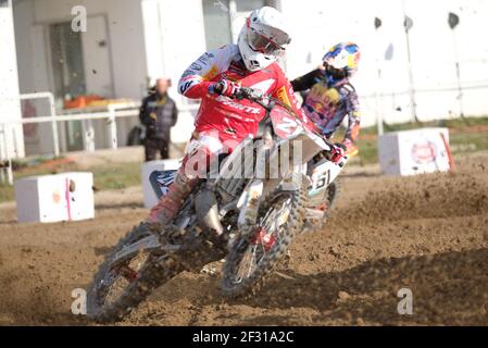 Pista Tazio Nuvolari, Mantova, Italia. 14 Marzo 2021. 211 - Nicholas Lapucci (ITA) Fantic durante MX internazionali d'Italia 2021 - 125 Categoria, motocross - Foto Roberto Tommasini/LM Credit: LiveMedia/Alamy Live News Foto Stock