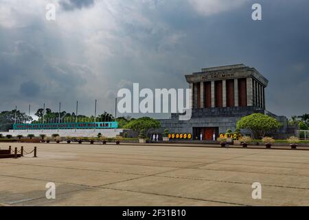 Il monumento ho Chi Minh di Hanoi in Vietnam