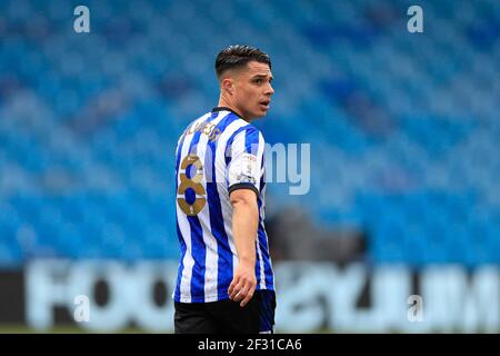 Sheffield, Regno Unito. 14 Marzo 2021. Joey Pelupessy n.8 di Sheffield Wednesday a Sheffield, Regno Unito, il 14/3/2021. (Foto di Conor Molloy/News Images/Sipa USA) Credit: Sipa USA/Alamy Live News Foto Stock