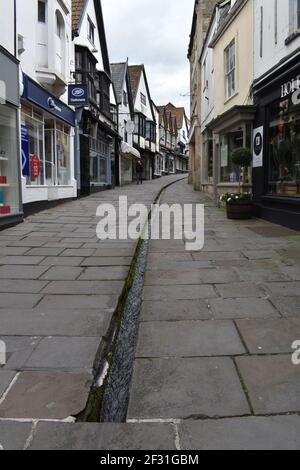 Cheap Street, Frome, Somerset, Regno Unito Foto Stock