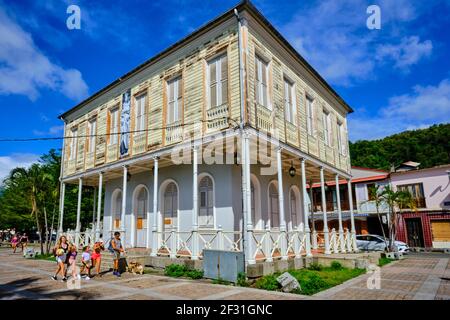 Francia, Indie Occidentali, Martinica, Saint-Pierre, il municipio etichettato 20 ° secolo Heritage Foto Stock