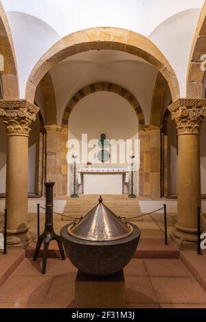 Speyer, Germania, 16 settembre 2020: Interno della cattedrale di Speyer, Germania Foto Stock