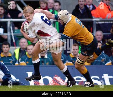 Rugby - Inghilterra / Australia - Novembre 2002 Foto Stock