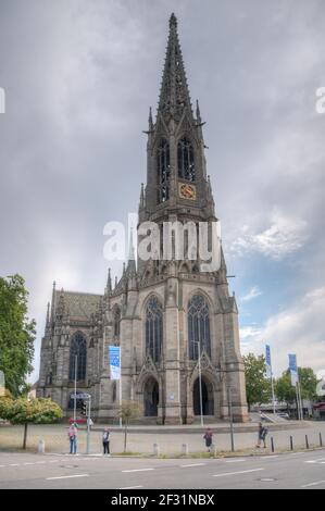 Speyer, Germania, 16 settembre 2020: Vista di Gedächtniskirche a Speyer, Germania Foto Stock