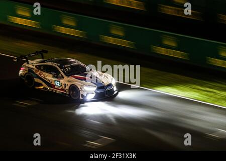 82 da COSTA Antonio Felix (prt), FARFUS Augusto (bra), KROHN Jesse (fin), BMW M8 del team GTE BMW MTEK, in azione durante la gara 2019 le Mans 24 ore, dal 15 al 16 giugno sul circuito di le Mans, Francia - Foto Antonin Vincent/DPPI Foto Stock