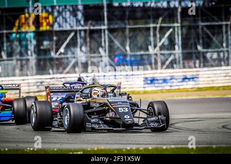 53 PTACEK Petr (cze), Formula Renault Eurocup team BHAITECH, azione durante la Formula Renault Eurocup a Silverstone, Gran Bretagna, dal 10 al 12 maggio 2019 - Foto Gregory Lenenmand/DPPI Foto Stock