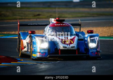 23 BINDER Rene (aut), CANAL Julien (fra), STEVENS Will (gbr), Ligier JSP217 Gibson Panis Barthez Competition, azione durante la 24 le Mans 2019 ore di gara, dal 15 al 16 giugno sul circuito di le Mans, Francia - Foto Paulo Maria / DPPI Foto Stock