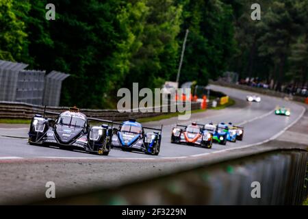 37 HEINEMEIER HANSSON David (DNK), RE Jordan (GBR), TAYLOR Ricky (usa), Oreca 07 Gibson team Jackie Chan DC racing, azione durante la 24 le Mans 2019 ore di gara, dal 15 al 16 giugno sul circuito di le Mans, Francia - Foto Xavi Bonilla / DPPI Foto Stock