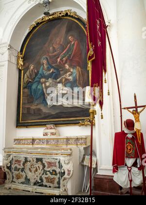 Altare della Chiesa di Montevergine, noto Foto Stock