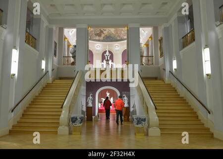 Museo, fabbrica di porcellane, Meissen, Sassonia, Germania Foto Stock