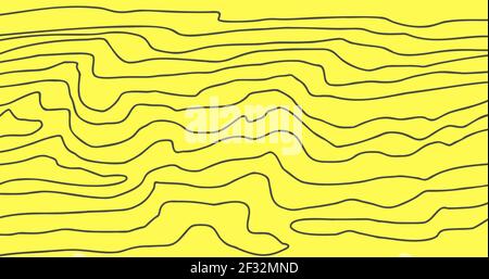 Illustrazione vettoriale astratta dello sfondo giallo pastello Illustrazione Vettoriale