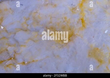 Baryte pietra in un Closeup Foto Stock