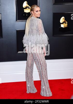 Ashlee Simpson al 61st Annual Grammy Awards, Staples Center, Los Angeles, CA, Stati Uniti 10 febbraio 2019. . Foto Stock