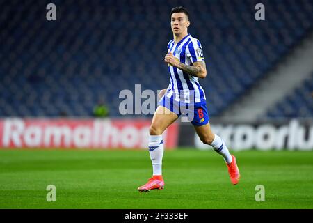 14 marzo 2021; Stadio Dragao, Porto, Portogallo; Campionato Portoghese 2020/2021, FC Porto contro Pacos de Ferreira; Mateus Uribe di FC Porto Foto Stock