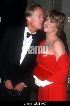 Peter fonda Jane fonda 2001, Foto di John Barrett/PHOTOlink Foto Stock