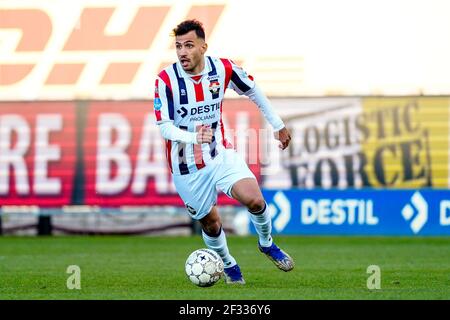 TILBURG, PAESI BASSI - MARZO 13: Vangelis Pavlidis di Willem II durante la partita Eredivisie 2020-2021 tra Willem II e SC Heerenveen a Koning Wi Foto Stock