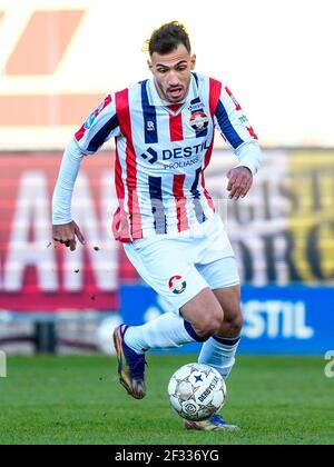 TILBURG, PAESI BASSI - MARZO 13: Vangelis Pavlidis di Willem II durante la partita Eredivisie 2020-2021 tra Willem II e SC Heerenveen a Koning Wi Foto Stock