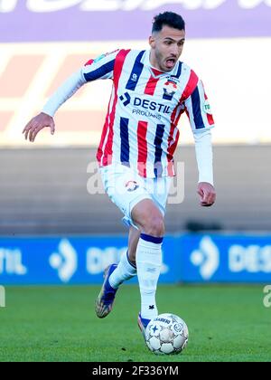 TILBURG, PAESI BASSI - MARZO 13: Vangelis Pavlidis di Willem II durante la partita Eredivisie 2020-2021 tra Willem II e SC Heerenveen a Koning Wi Foto Stock