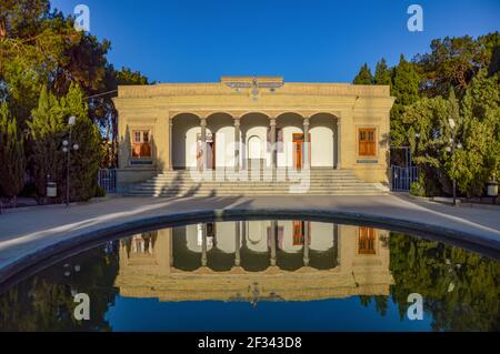 Tempio del fuoco zoroastriano nella città di Yazd in Iran Foto Stock